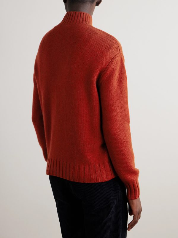 Cashmere Mock-Neck Sweater - BK