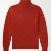 Cashmere Mock-Neck Sweater