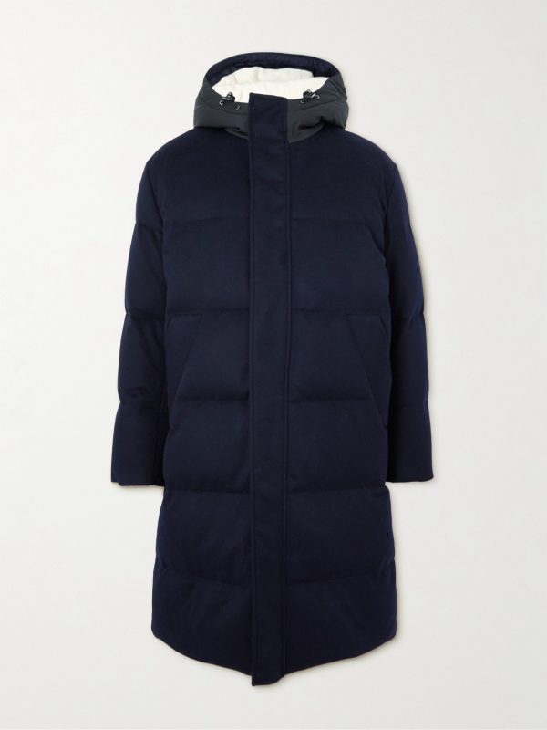 Quilted Cashmere Down Parka Quilted Cashmere Down Parka