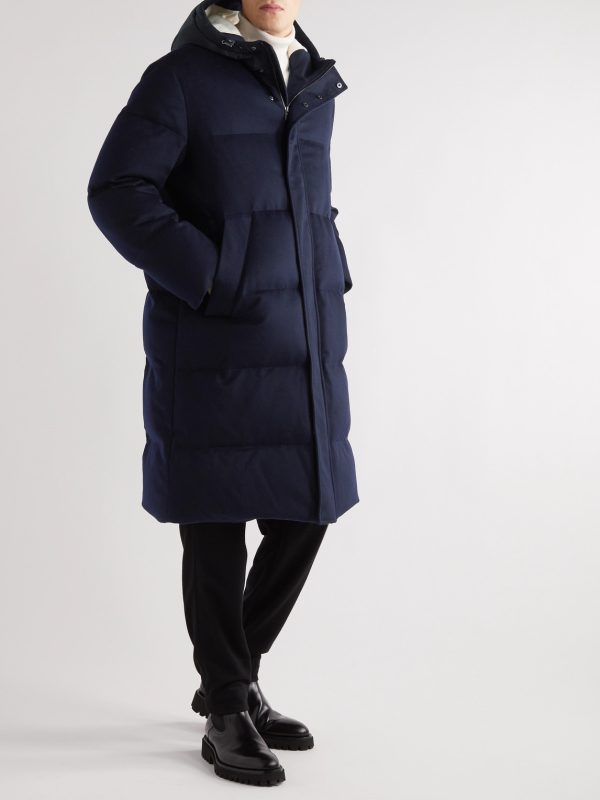 Quilted Cashmere Down Parka - OU Quilted Cashmere Down Parka - OU