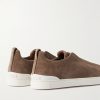 Triple Stitch™ Suede Slip-On Sneakers - BK Triple Stitch™ Suede Slip-On Sneakers - BK