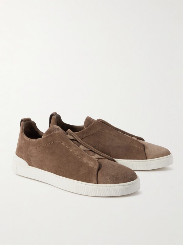 Triple Stitch™ Suede Slip-On Sneakers - FR Triple Stitch™ Suede Slip-On Sneakers - FR