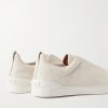 Triple Stitch™ Full-Grain Deerskin Slip-On Sneakers - BK