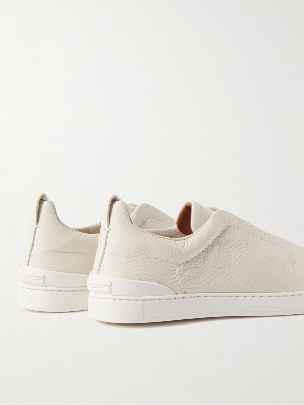 Triple Stitch™ Full-Grain Deerskin Slip-On Sneakers - BK