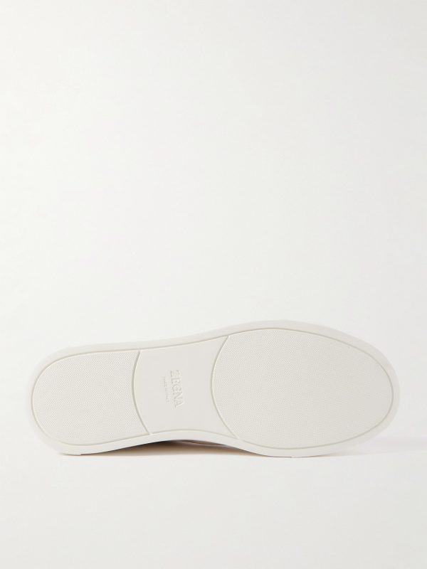 Triple Stitch™ Full-Grain Deerskin Slip-On Sneakers - E2