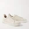 Triple Stitch™ Full-Grain Deerskin Slip-On Sneakers - FR