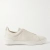 Triple Stitch™ Full-Grain Deerskin Slip-On Sneakers