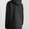 Logo-Embroidered Shell Hooded Jacket - BK