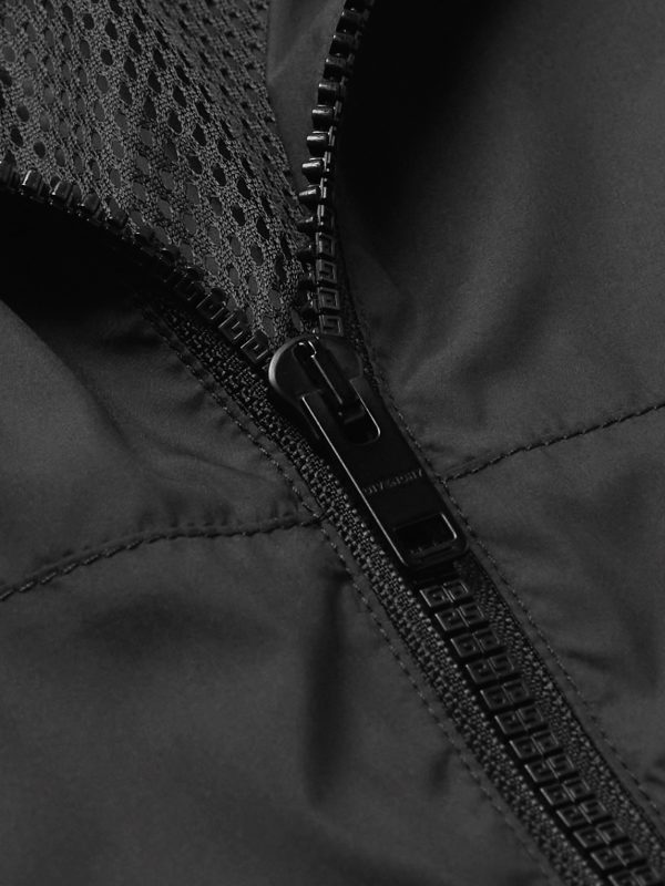 Logo-Embroidered Shell Hooded Jacket - CU