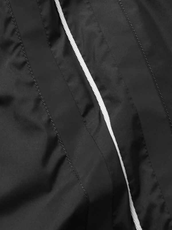 Logo-Embroidered Shell Hooded Jacket - E1