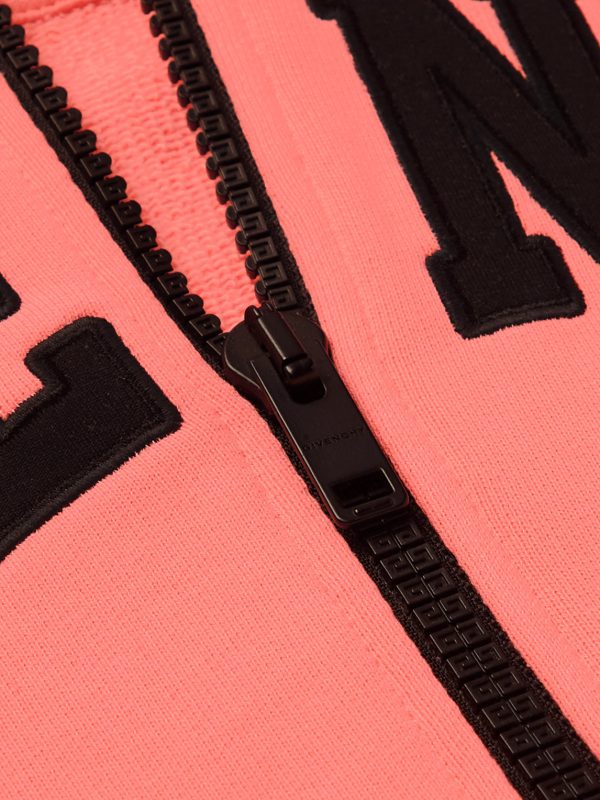 Logo-Embroidered Cotton-Jersey Zip-Up Hoodie - CU