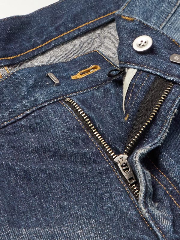 Straight-Leg Distressed Jeans - E1 Straight-Leg Distressed Jeans - E1