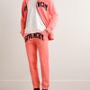 Tapered Logo-Embroidered Cotton-Jersey Sweatpants - OU Tapered Logo-Embroidered Cotton-Jersey Sweatpants - OU