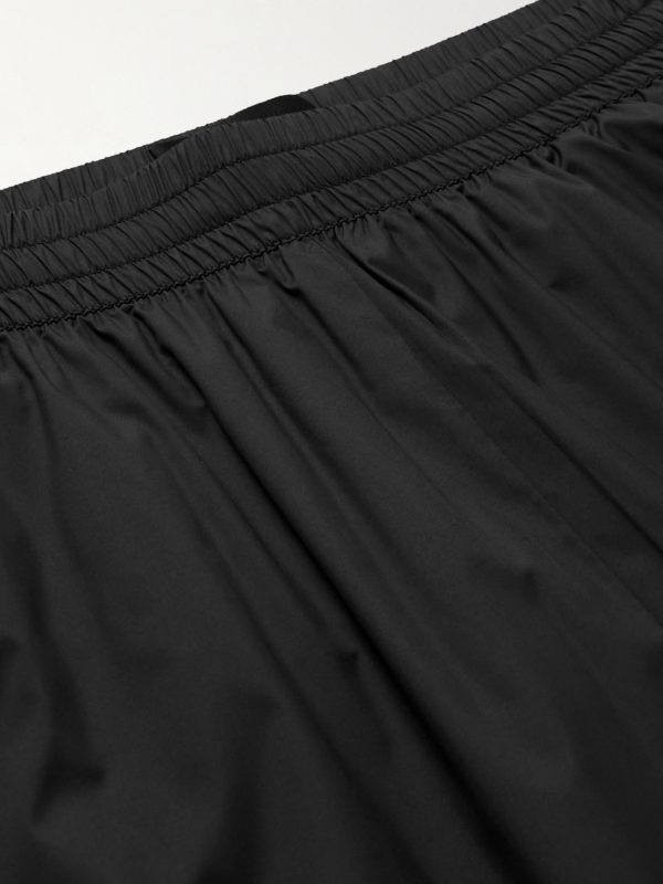 Tapered Logo-Print Shell Track Pants - E1 Tapered Logo-Print Shell Track Pants - E1