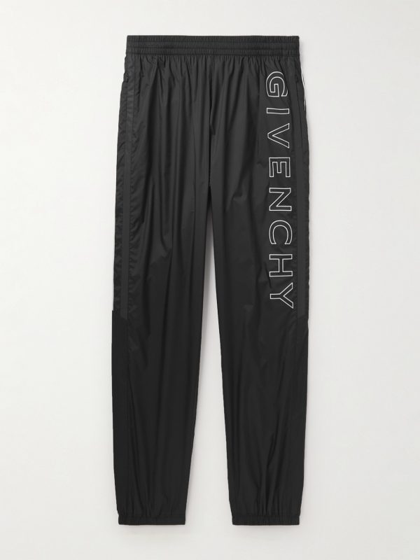 Tapered Logo-Print Shell Track Pants Tapered Logo-Print Shell Track Pants