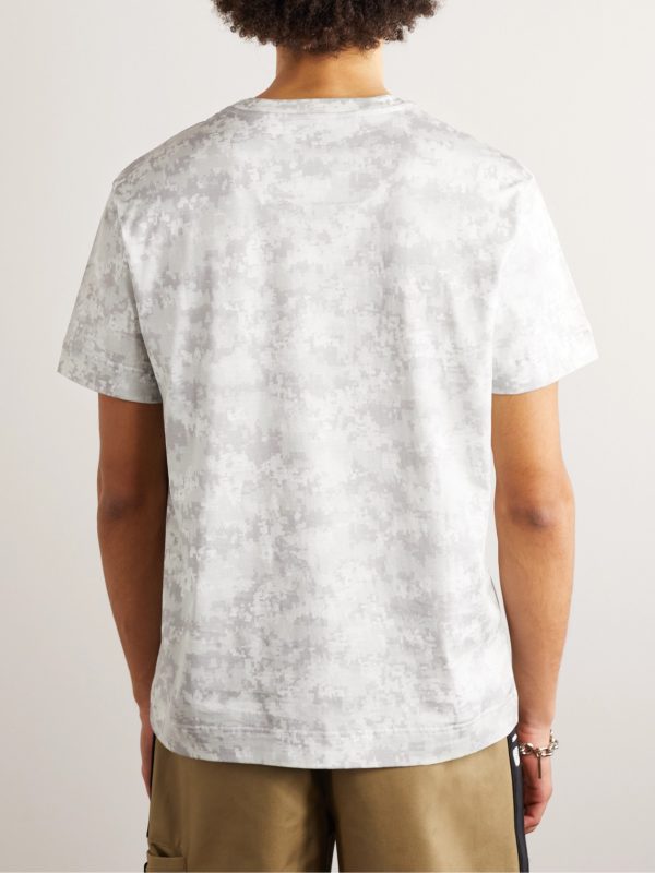 Camouflage Logo-Print Cotton-Jersey T-Shirt - BK