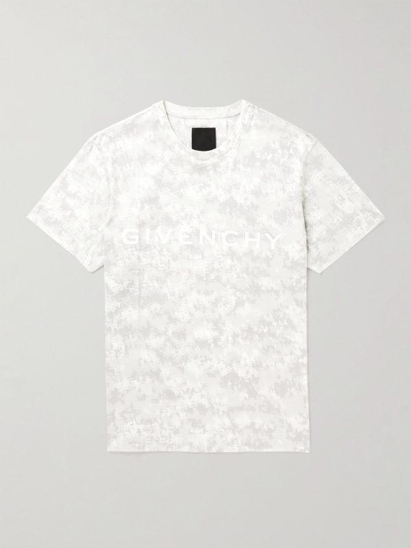 Camouflage Logo-Print Cotton-Jersey T-Shirt