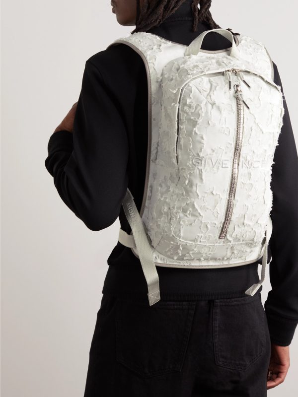 G-Zip Distressed Shell Backpack - OU G-Zip Distressed Shell Backpack - OU