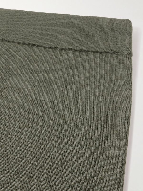 Tapered Wool-Blend Sweatpants - CU Tapered Wool-Blend Sweatpants - CU