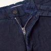 Straight-Leg Garment-Dyed Linen Trousers - E1 Straight-Leg Garment-Dyed Linen Trousers - E1