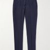 Straight-Leg Garment-Dyed Linen Trousers Straight-Leg Garment-Dyed Linen Trousers