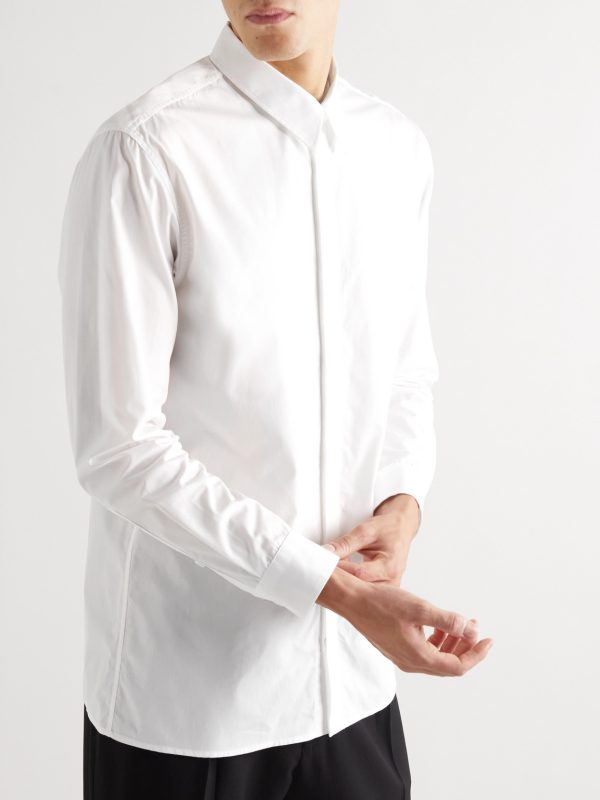 Nicolas Slim-Fit Cotton-Poplin Shirt - FR
