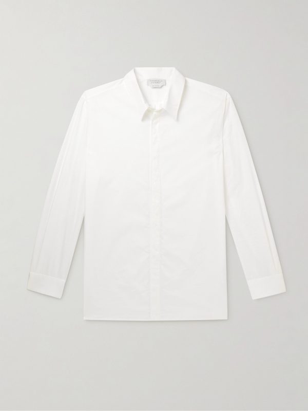 Nicolas Slim-Fit Cotton-Poplin Shirt