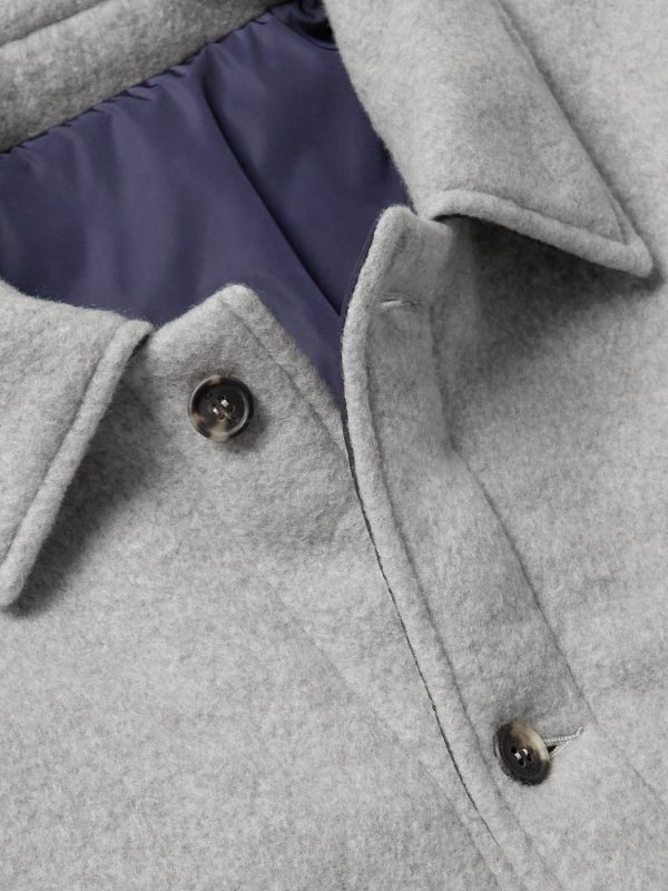 Argus Reversible Recycled-Cashmere and Shell Jacket - CU