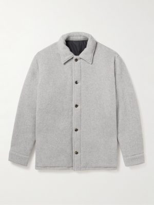 Argus Reversible Recycled-Cashmere and Shell Jacket Argus Reversible Recycled-Cashmere and Shell Jacket