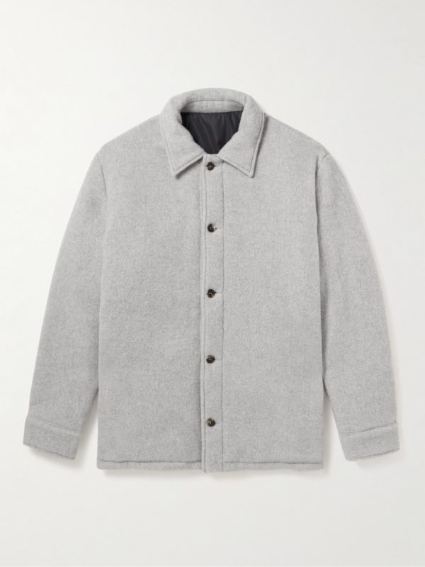 Argus Reversible Recycled-Cashmere and Shell Jacket