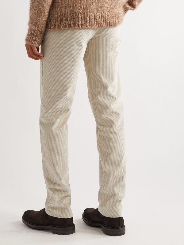 Rhys Straight-Leg Cotton-Corduroy Trousers - BK Rhys Straight-Leg Cotton-Corduroy Trousers - BK