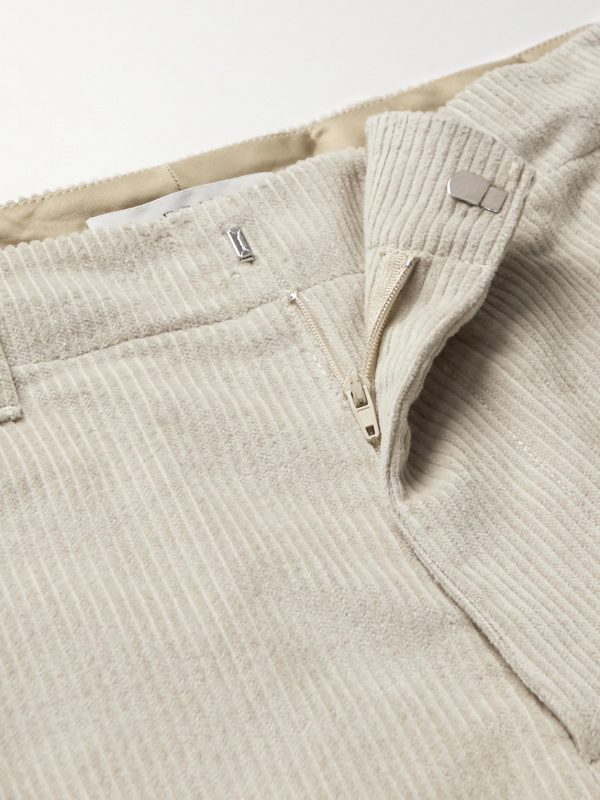 Rhys Straight-Leg Cotton-Corduroy Trousers - E1 Rhys Straight-Leg Cotton-Corduroy Trousers - E1