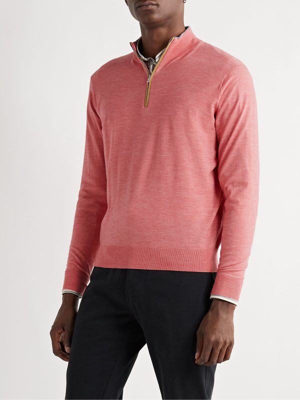 Excursionist Flex Wool-Blend Half-Zip Sweater - FR