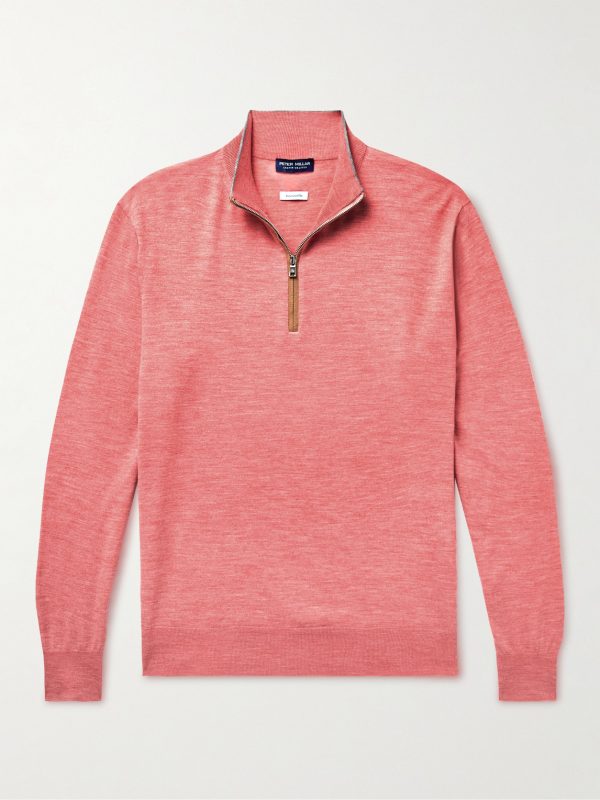 Excursionist Flex Wool-Blend Half-Zip Sweater