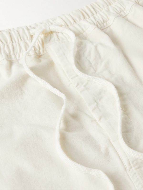Walker Cotton-Blend Twill Drawstring Trousers - E1 Walker Cotton-Blend Twill Drawstring Trousers - E1