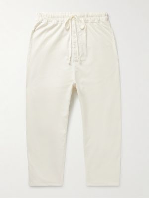 Walker Cotton-Blend Twill Drawstring Trousers Walker Cotton-Blend Twill Drawstring Trousers
