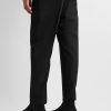 Tel Aviv Tapered Cropped Virgin Wool-Twill Trousers - BK Tel Aviv Tapered Cropped Virgin Wool-Twill Trousers - BK