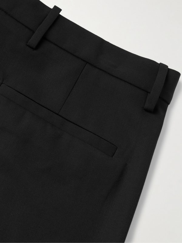 Tel Aviv Tapered Cropped Virgin Wool-Twill Trousers - CU Tel Aviv Tapered Cropped Virgin Wool-Twill Trousers - CU