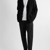 Tel Aviv Tapered Cropped Virgin Wool-Twill Trousers - OU Tel Aviv Tapered Cropped Virgin Wool-Twill Trousers - OU