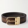 B Volute Scritto 3.5cm Venezia Leather Belt
