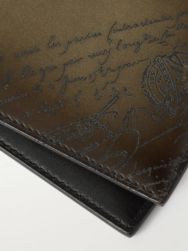 Makore Neo Scritto Venezia Leather Billfold Wallet - CU Makore Neo Scritto Venezia Leather Billfold Wallet - CU
