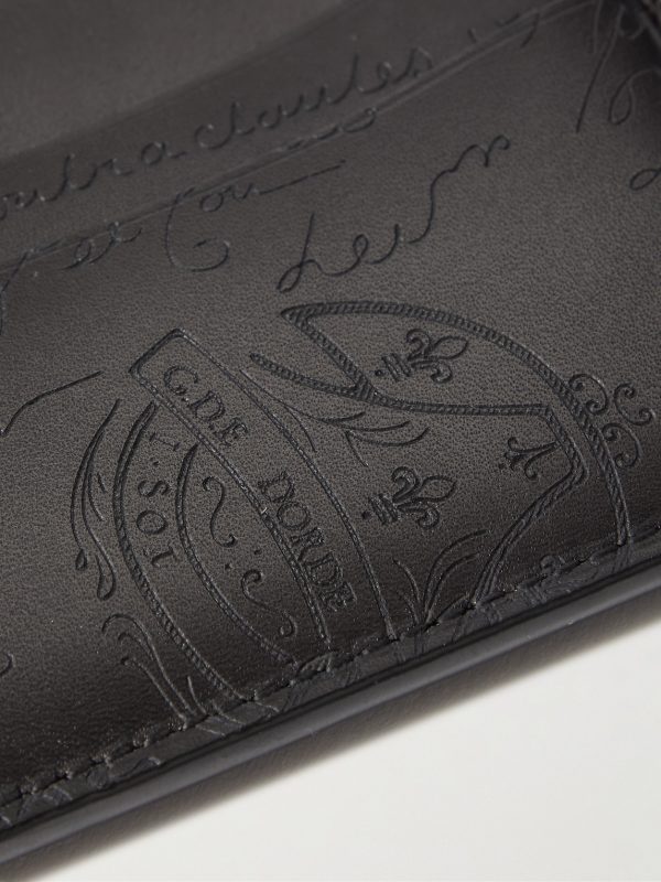 Bambou Scritto Venezia Leather Cardholder - CU Bambou Scritto Venezia Leather Cardholder - CU
