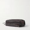 Zazou Full-Grain Leather Wash Bag - BK Zazou Full-Grain Leather Wash Bag - BK