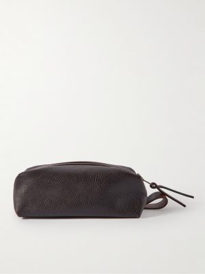 Zazou Full-Grain Leather Wash Bag Zazou Full-Grain Leather Wash Bag