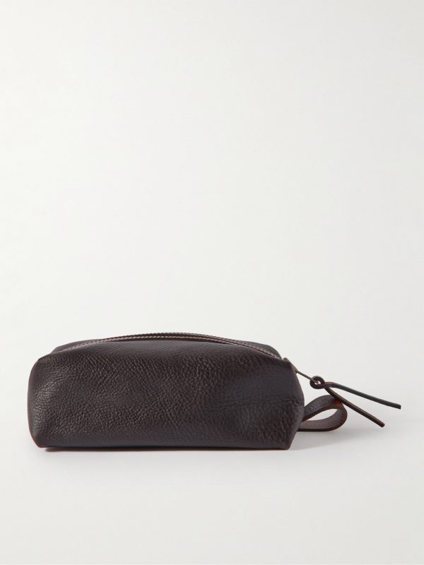 Zazou Full-Grain Leather Wash Bag Zazou Full-Grain Leather Wash Bag