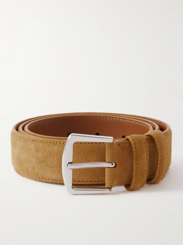 3.5cm Suede Belt