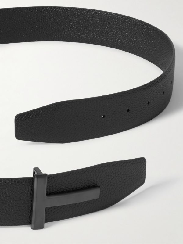 4cm Full-Grain Leather Belt - E1