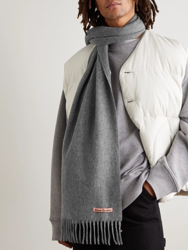 Canada Skinny Wool Scarf - OU Canada Skinny Wool Scarf - OU