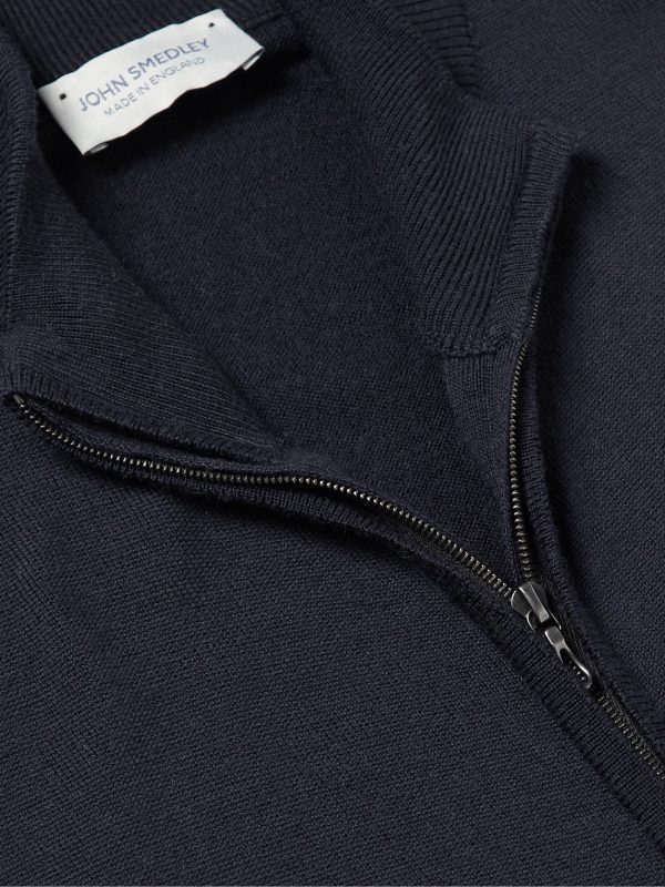 Claygate Slim-Fit Merino Wool Zip-Up Cardigan - CU Claygate Slim-Fit Merino Wool Zip-Up Cardigan - CU