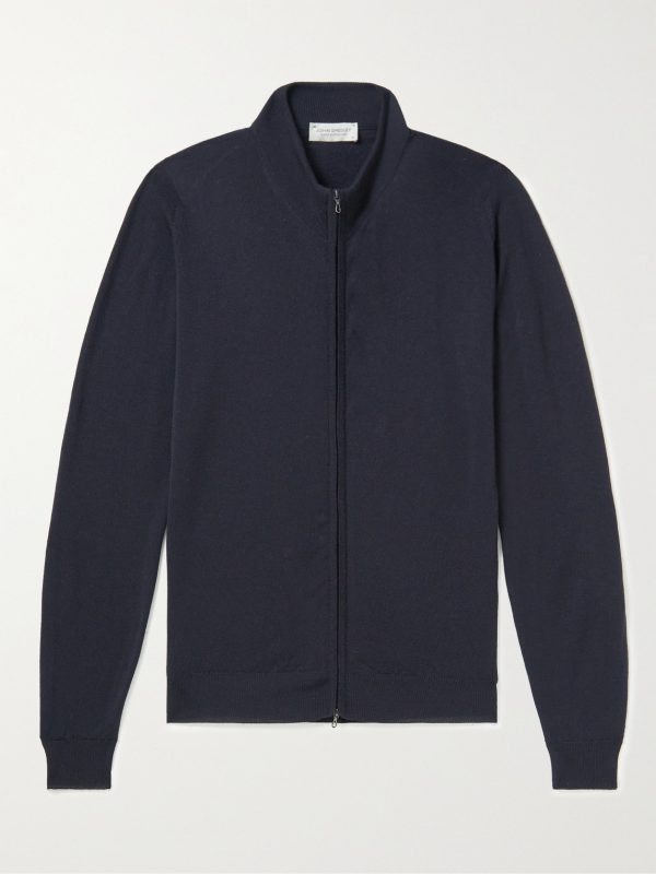 Claygate Slim-Fit Merino Wool Zip-Up Cardigan Claygate Slim-Fit Merino Wool Zip-Up Cardigan